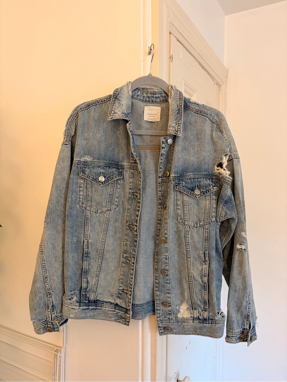 Distressed Denim Jacket